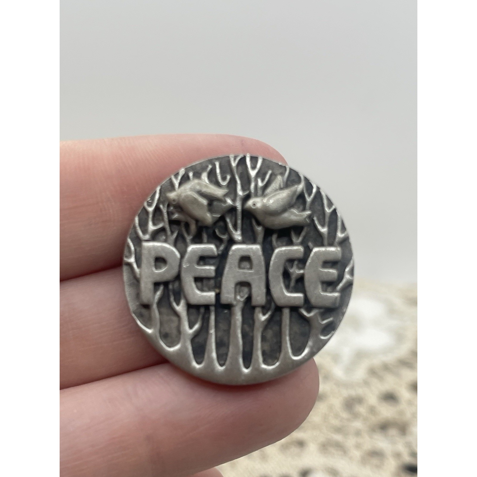 Ms. Dee Peace Pin With Earrings Set